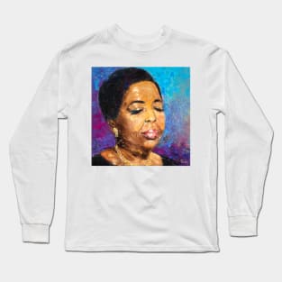 Eyes Shut, Heart Open: Cesaria Evora Long Sleeve T-Shirt